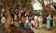 Pieter Brueghel the Younger The Preaching of St John the Baptist Germany oil painting artist
